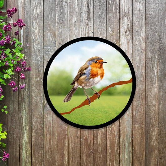 SunCatcher Garden Mirror Robin - Hot Tub Shop