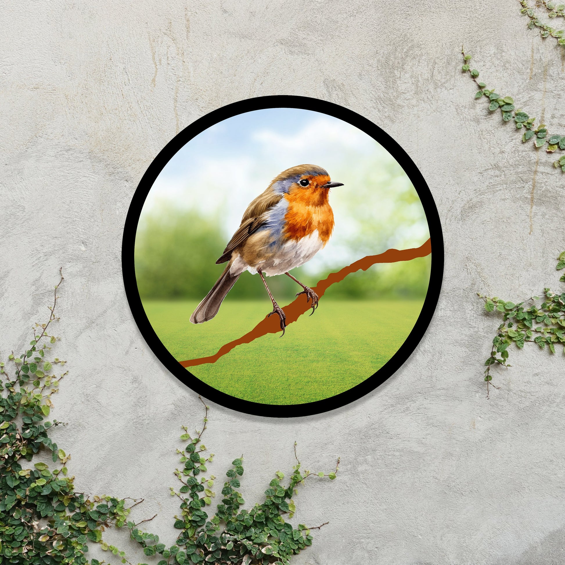 SunCatcher Garden Mirror Robin - Hot Tub Shop