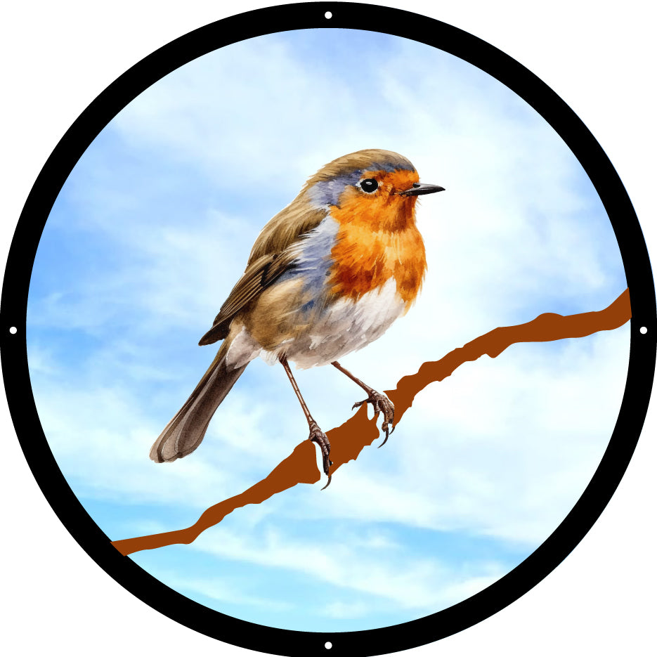 SunCatcher Garden Mirror Robin - Hot Tub Shop