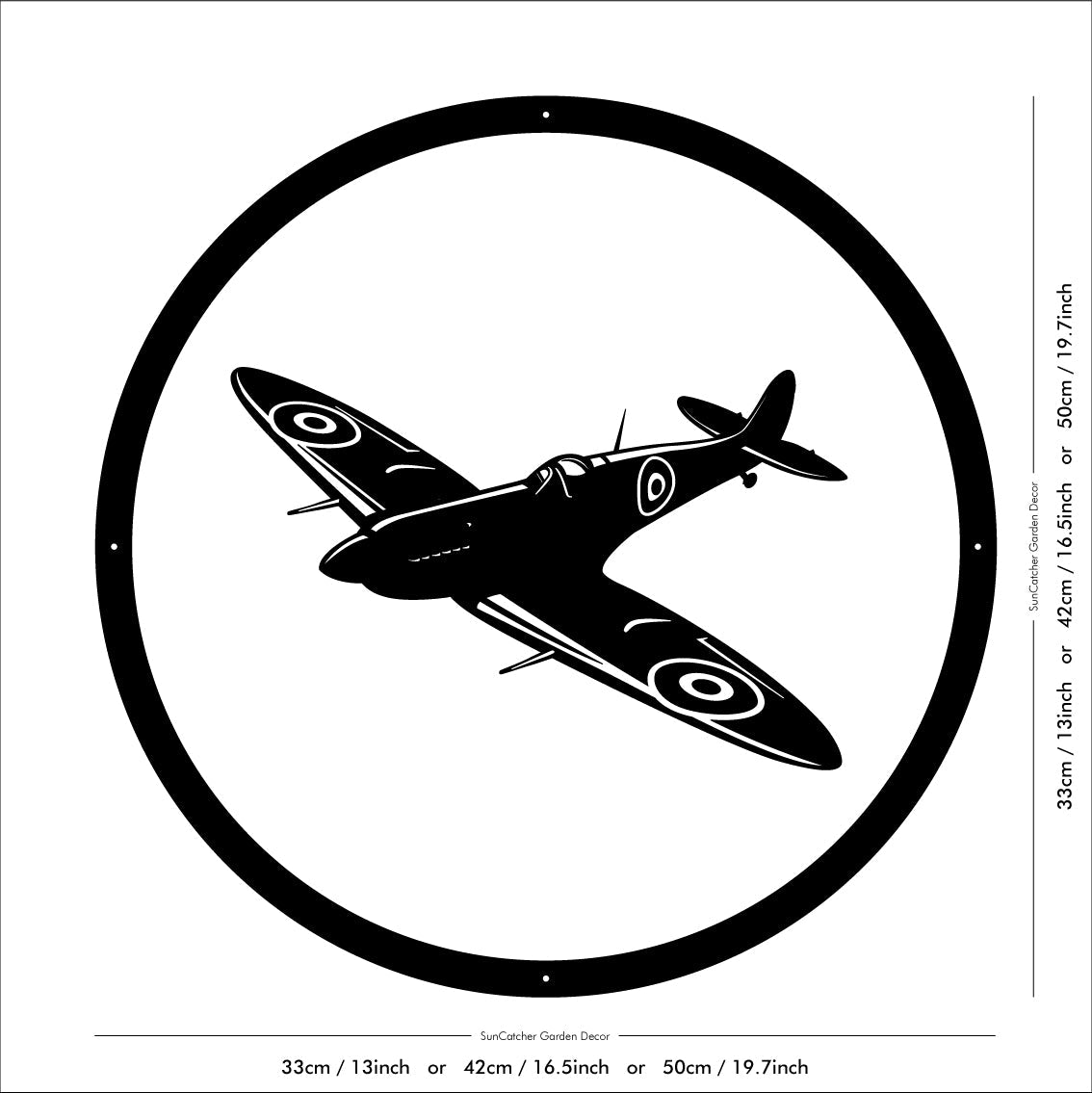 Round SunCatcher Garden Mirror Spitfire - Hot Tub Shop