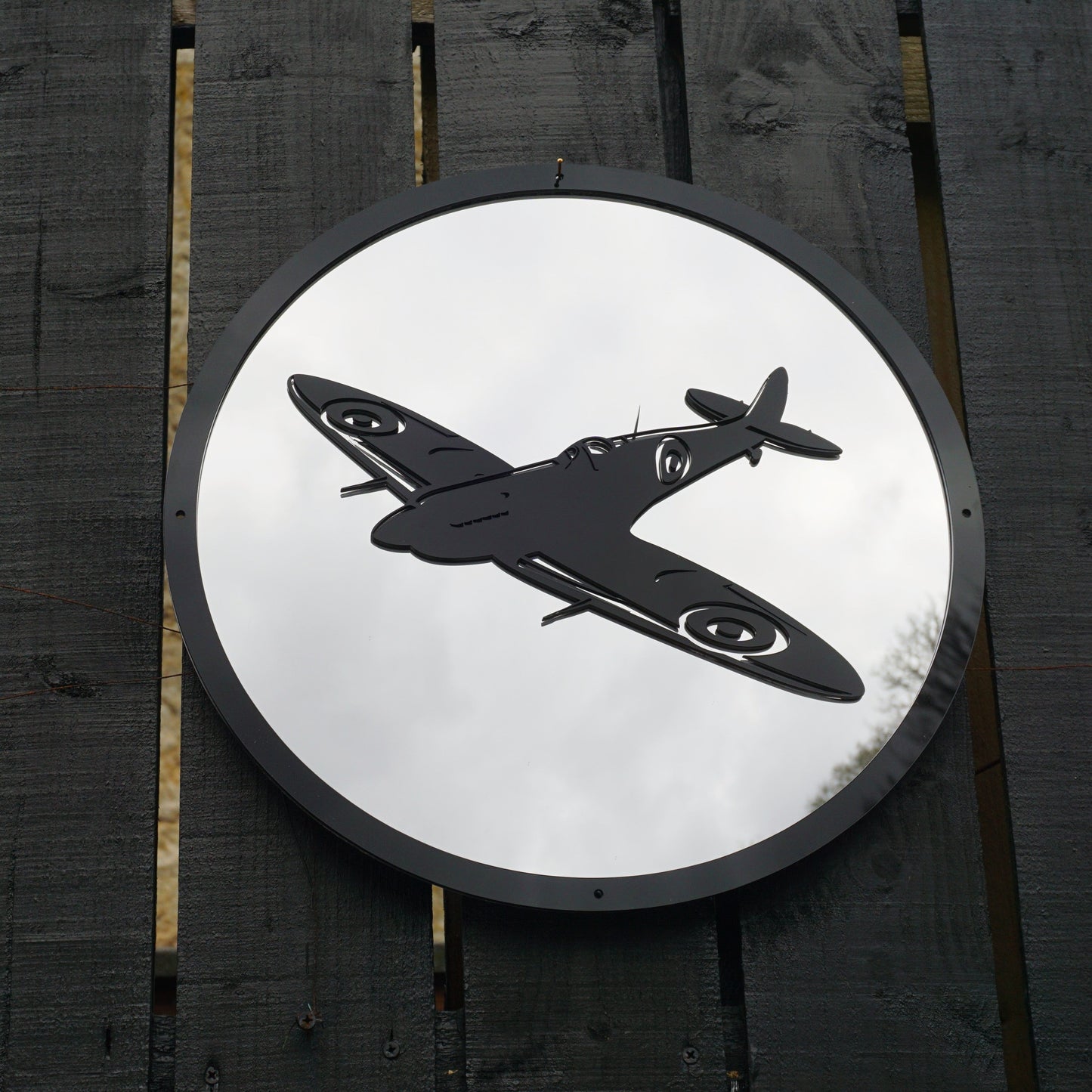 Round SunCatcher Garden Mirror Spitfire - Hot Tub Shop