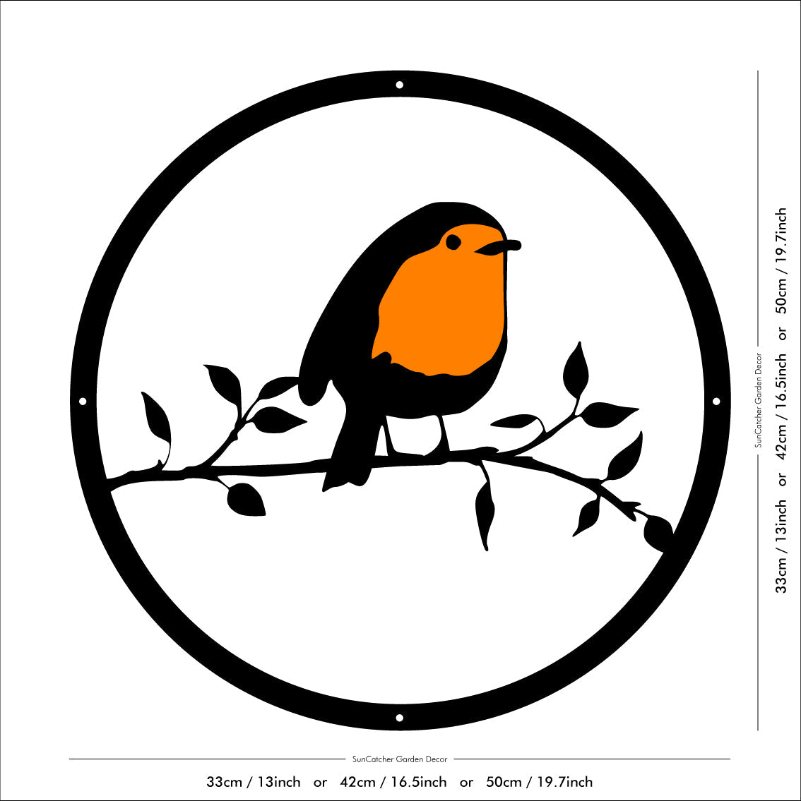 SunCatcher Garden Mirror Round Robin Range of Sizes - Hot Tub Shop
