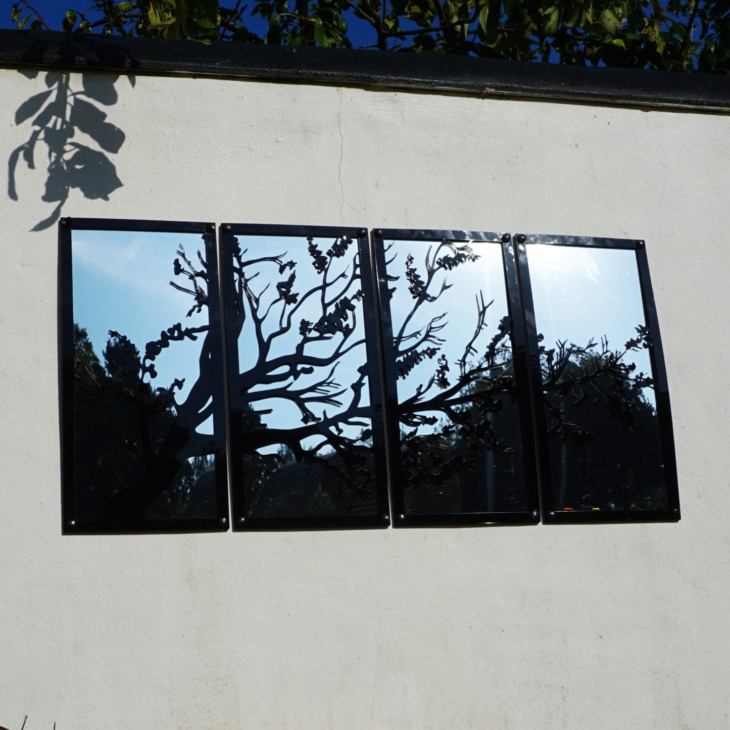 SunCatcher Garden Mirror Set of Four Panels Tree - Hot Tub Shop