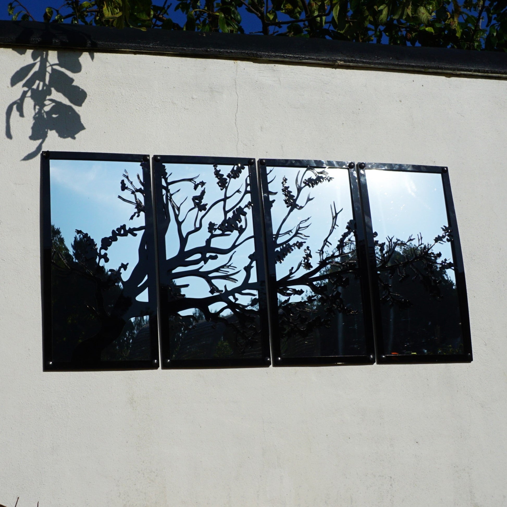 SunCatcher Garden Mirror Set of Four Panels Tree - Hot Tub Shop