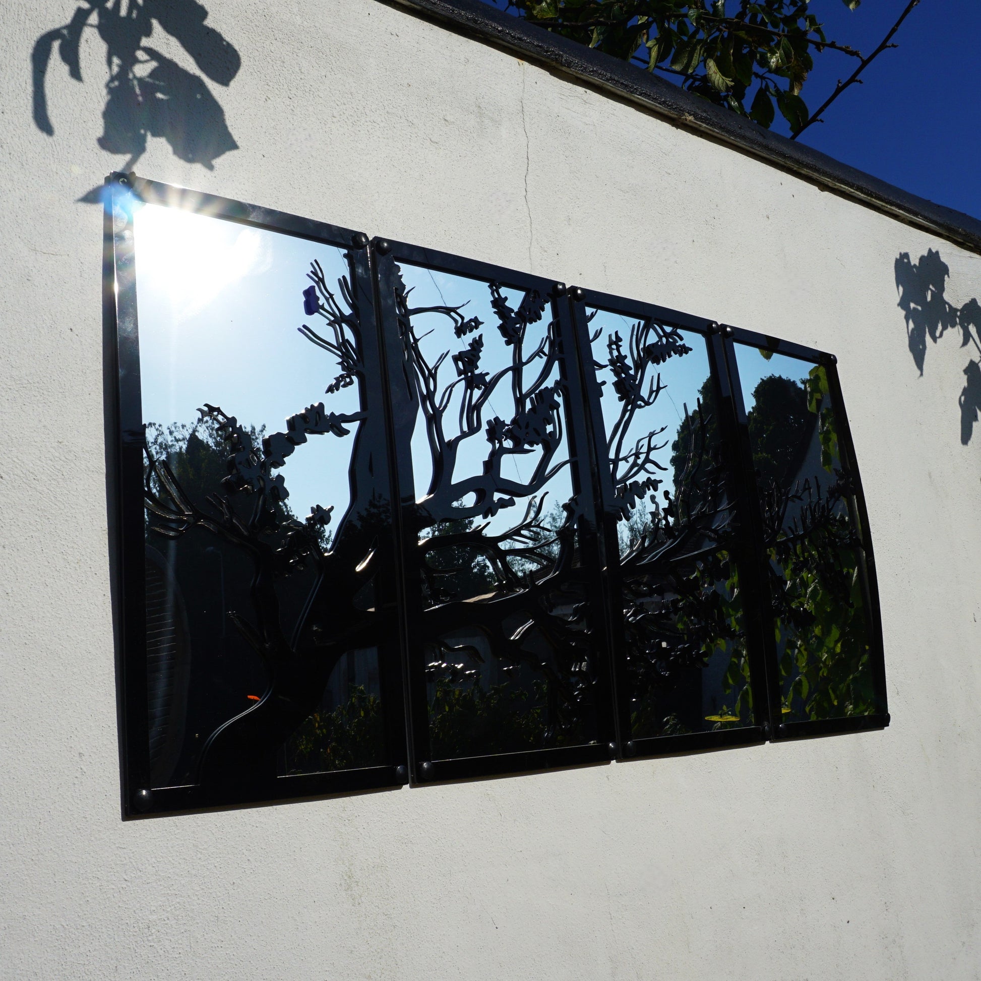SunCatcher Garden Mirror Set of Four Panels Tree - Hot Tub Shop