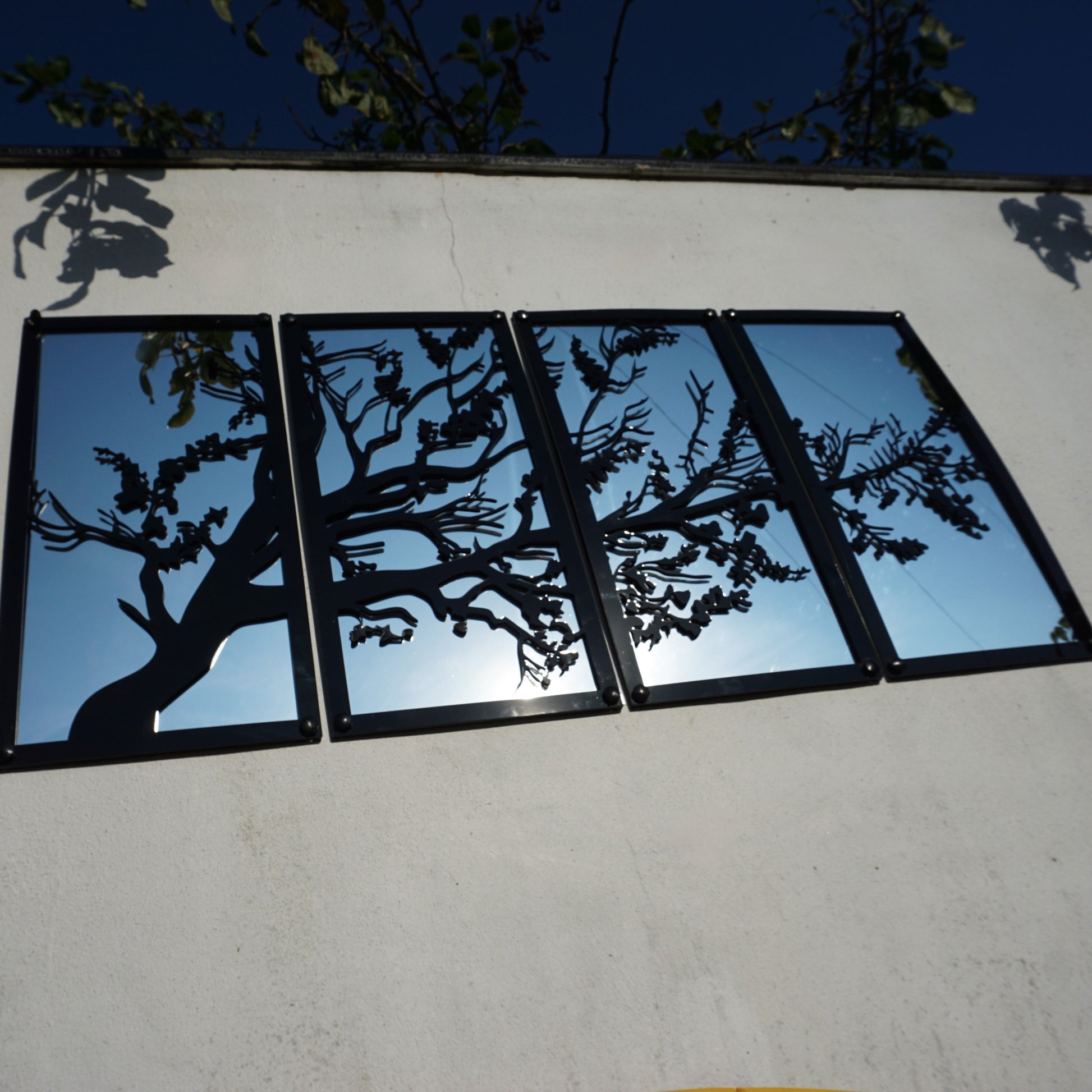 SunCatcher Garden Mirror Set of Four Panels Tree - Hot Tub Shop