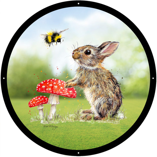 SunCatcher Garden Mirror Barney and Fred Illustrations by Bree Merryn - Hot Tub Shop