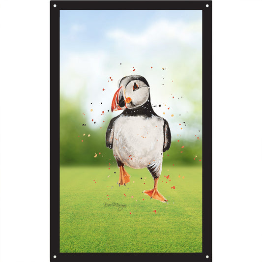 SunCatcher Garden Mirror Walking Puffin by Bree Merryn - Hot Tub Shop