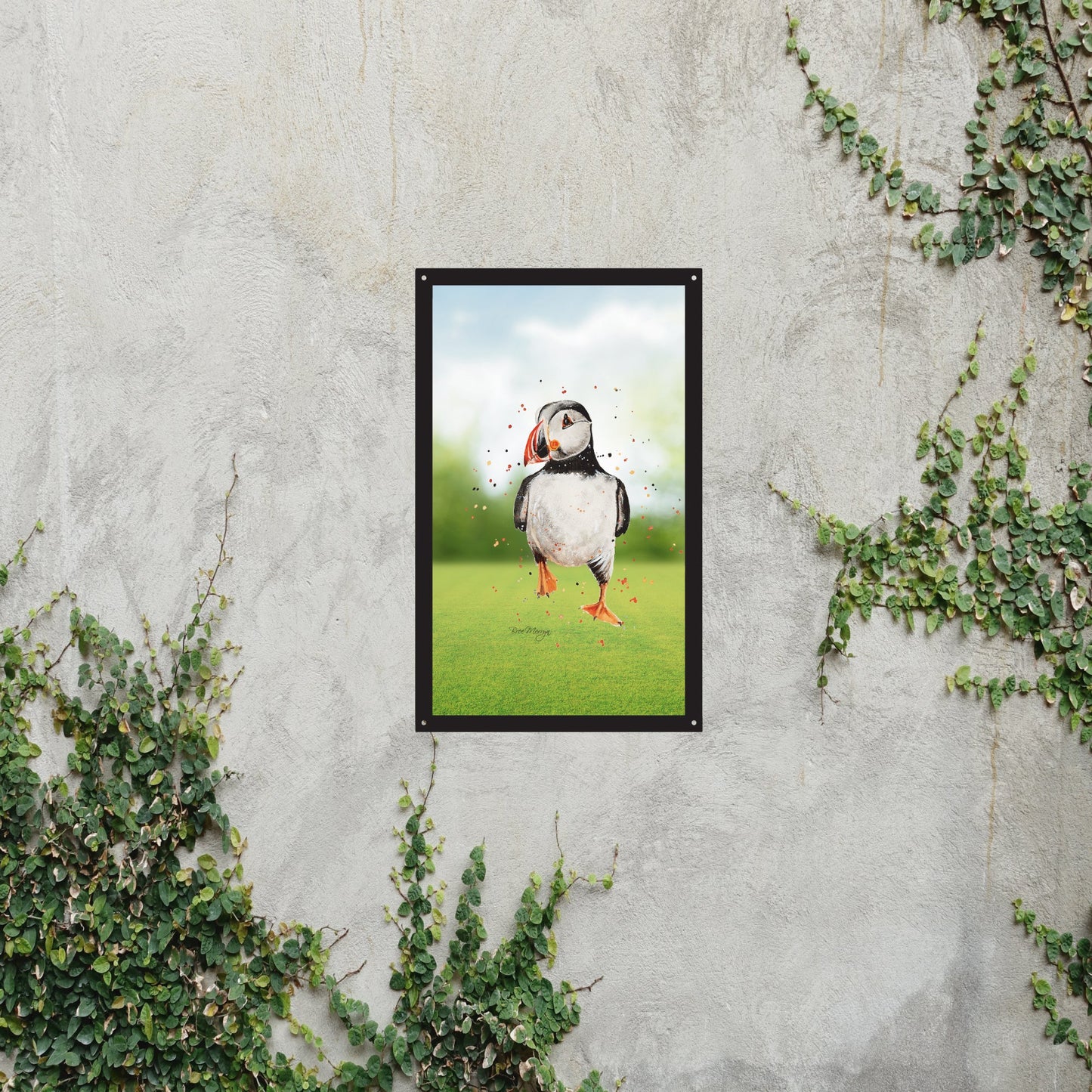 SunCatcher Garden Mirror Walking Puffin by Bree Merryn - Hot Tub Shop