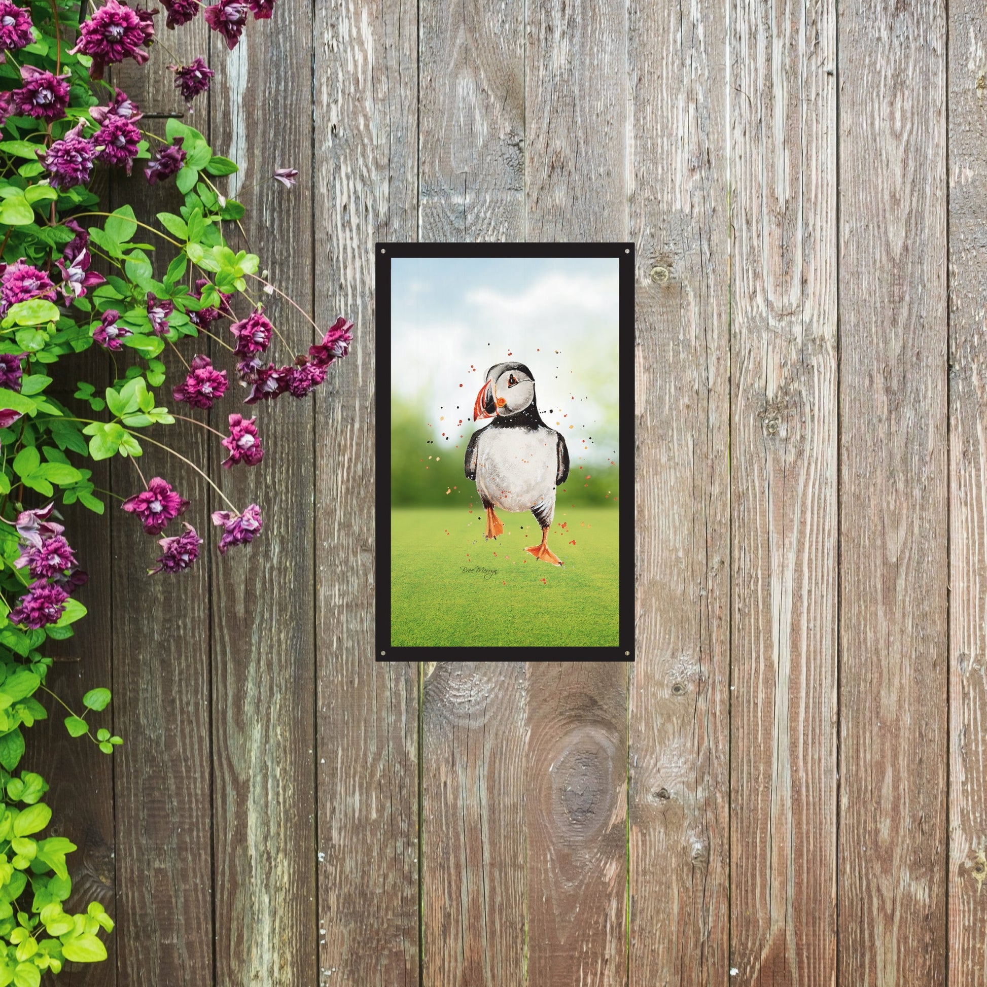 SunCatcher Garden Mirror Walking Puffin by Bree Merryn - Hot Tub Shop
