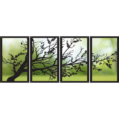 SunCatcher Garden Mirror Set of Four Panels Tree - Hot Tub Shop