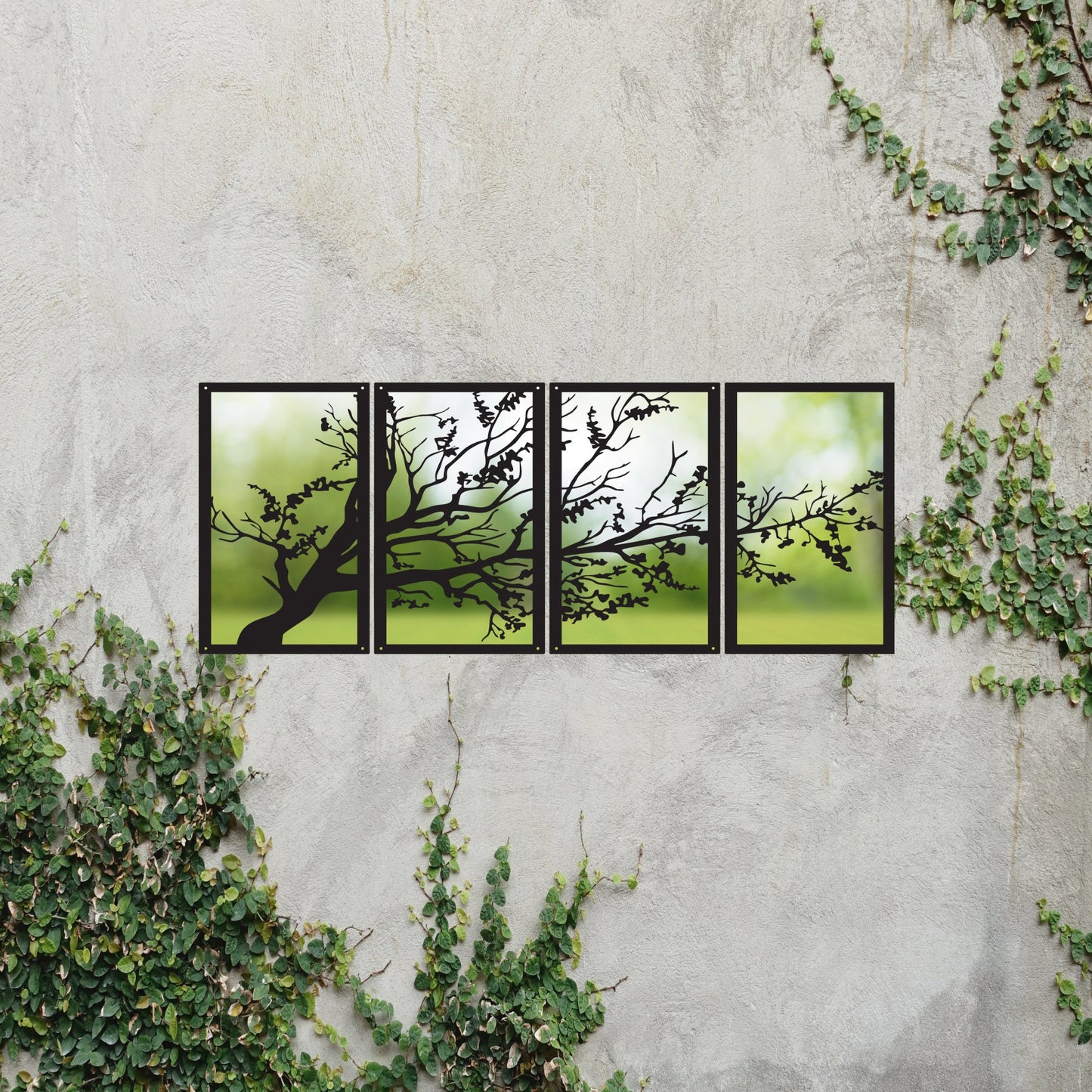 SunCatcher Garden Mirror Set of Four Panels Tree - Hot Tub Shop