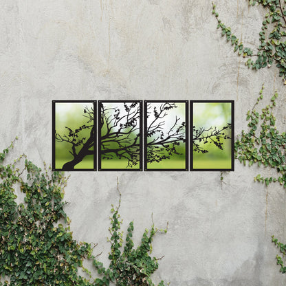 SunCatcher Garden Mirror Set of Four Panels Tree - Hot Tub Shop