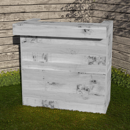 Rustic Wooden Pallet Bar - 100cm - Hot Tub Shop