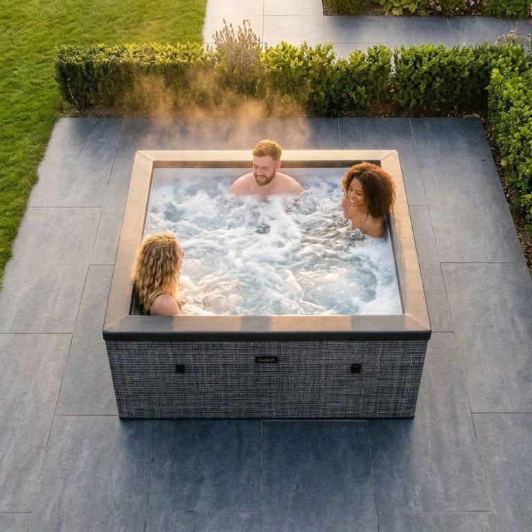 Garda | 4/6-Person Eco Foam Hot Tub | Built-In Integrated Heater | UKCA