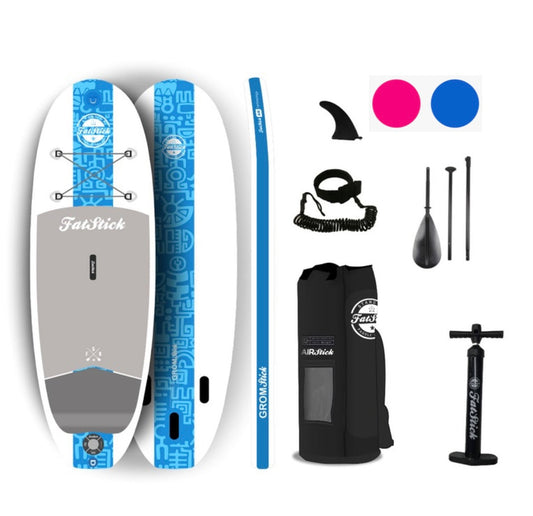 Kids 7’6 GromStick Inflatable Stand Up Paddle Board Package | Childs - Hot Tub Shop