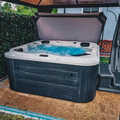 H2O Premium 4200 Series 3-5 Person Hot Tub Spa - White Marble - Hot Tub Shop