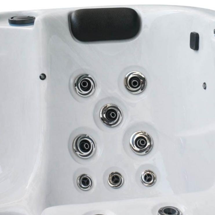 H2O Premium 4200 Series 3-5 Person Hot Tub Spa - White Marble - Hot Tub Shop