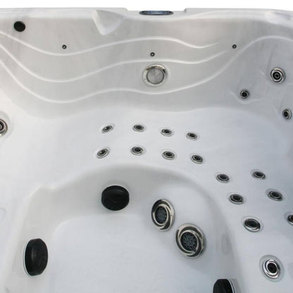 H2O Premium Eco 4500 Series 5-6 Person Hot Tub Spa - White Marble - Hot Tub Shop