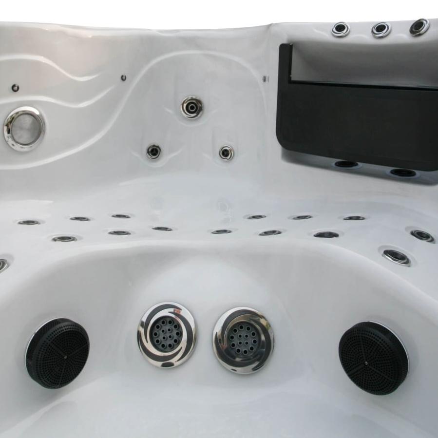 H2O Premium Eco 4500 Series 5-6 Person Hot Tub Spa - White Marble - Hot Tub Shop