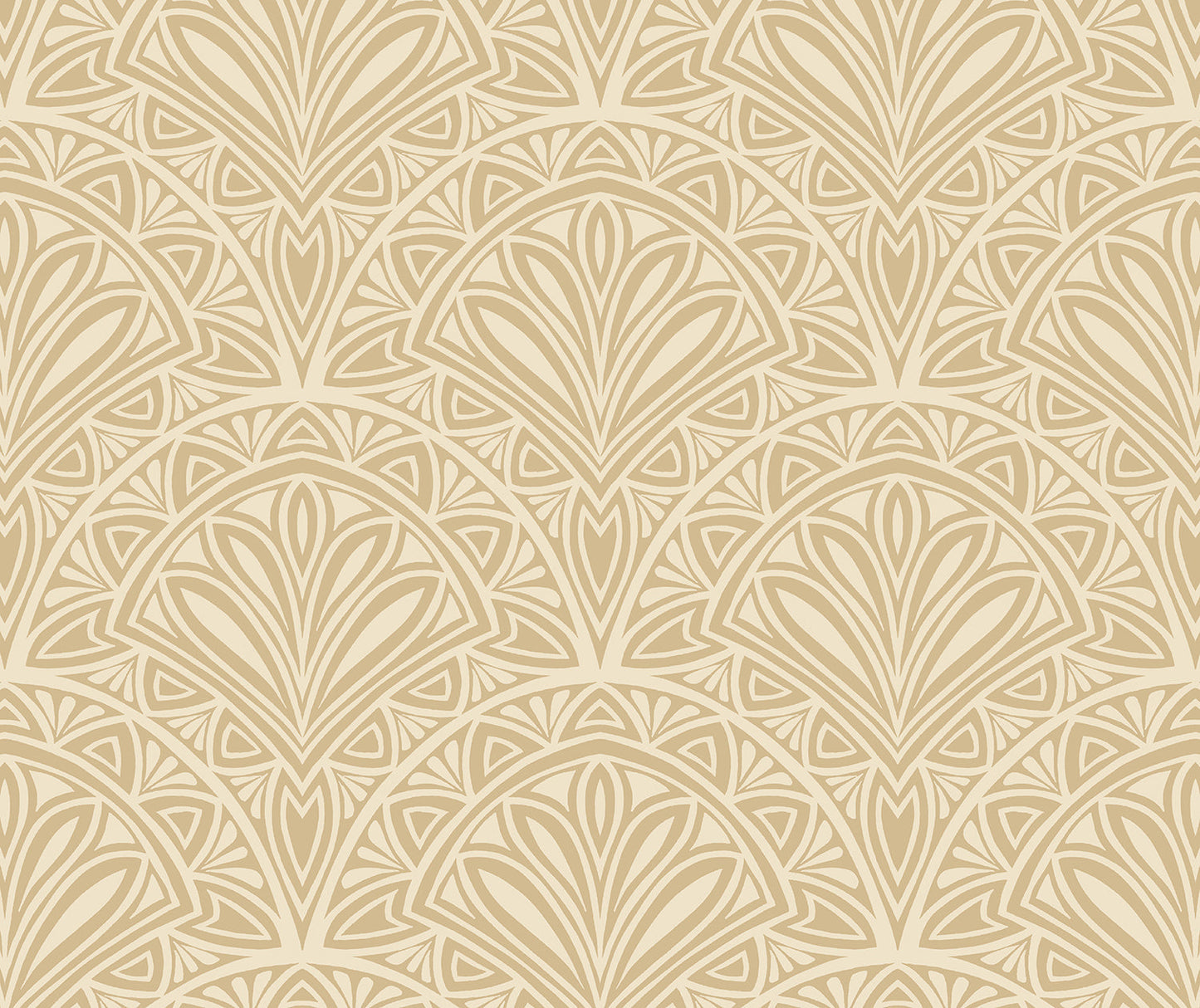Hoopla Walls Deco Fan Gold