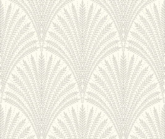 Hoopla Walls Leaf Fan Grey