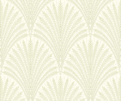 Hoopla Walls Leaf Fan Sage Green