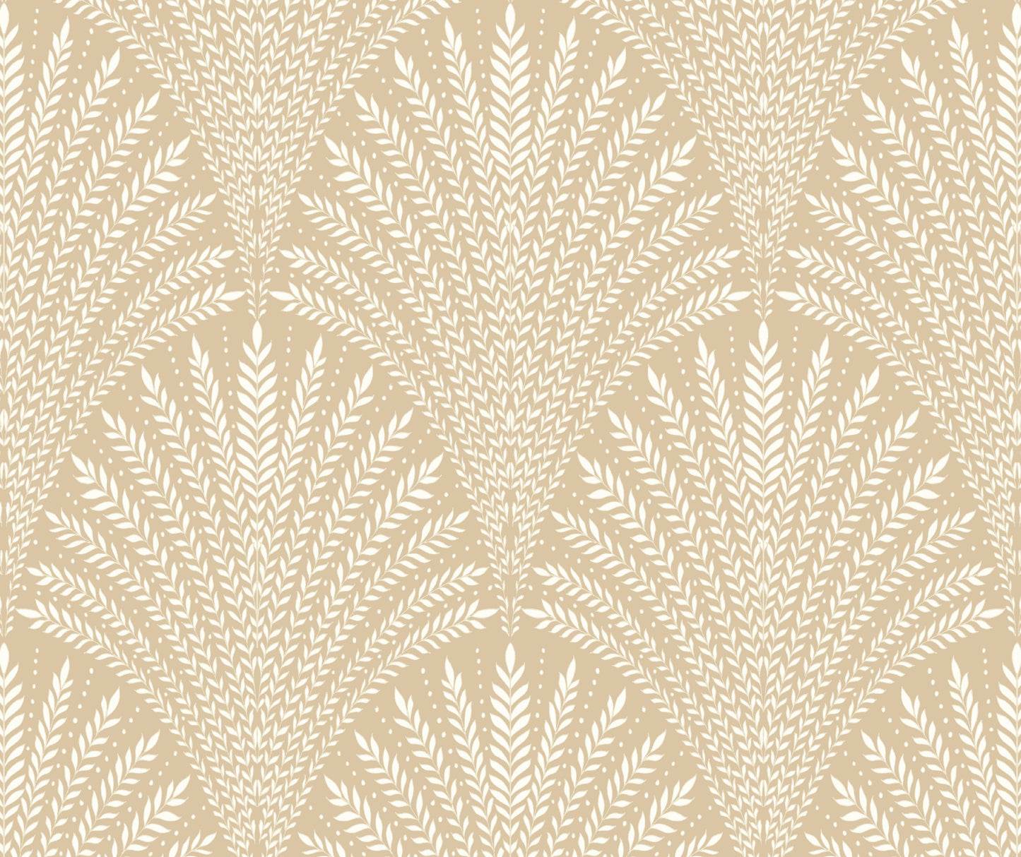 Hoopla Walls Leaf Fan Gold