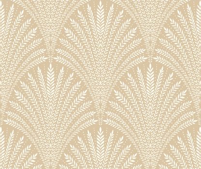 Hoopla Walls Leaf Fan Gold