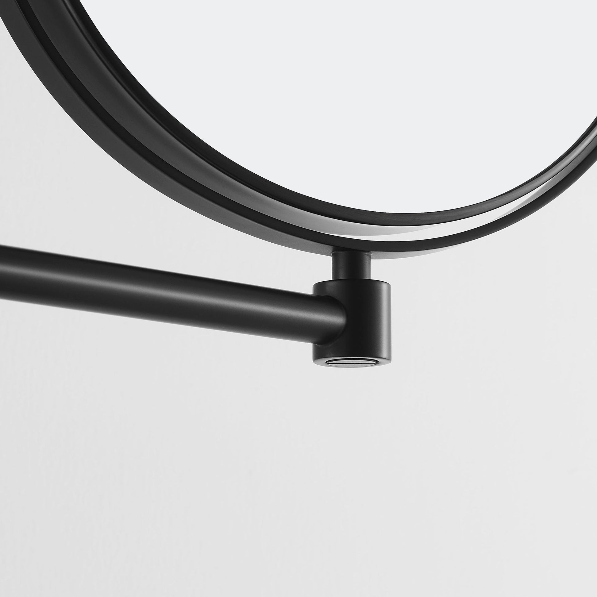 Origins Living Hutton Reversible 5 X Magnifying Wall Mirror Matt Black - Hot Tub Shop