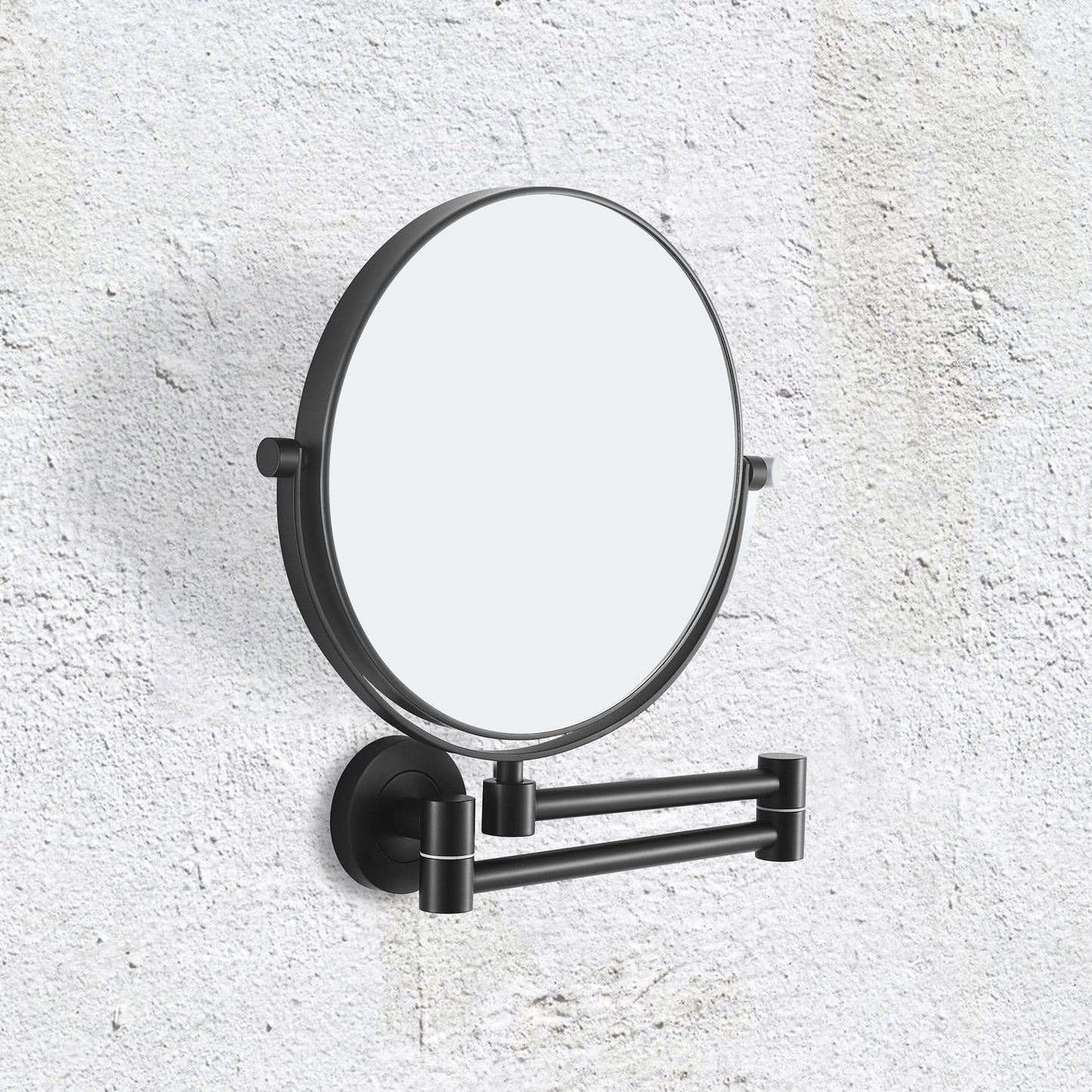 Origins Living Hutton Reversible 5 X Magnifying Wall Mirror Matt Black - Hot Tub Shop