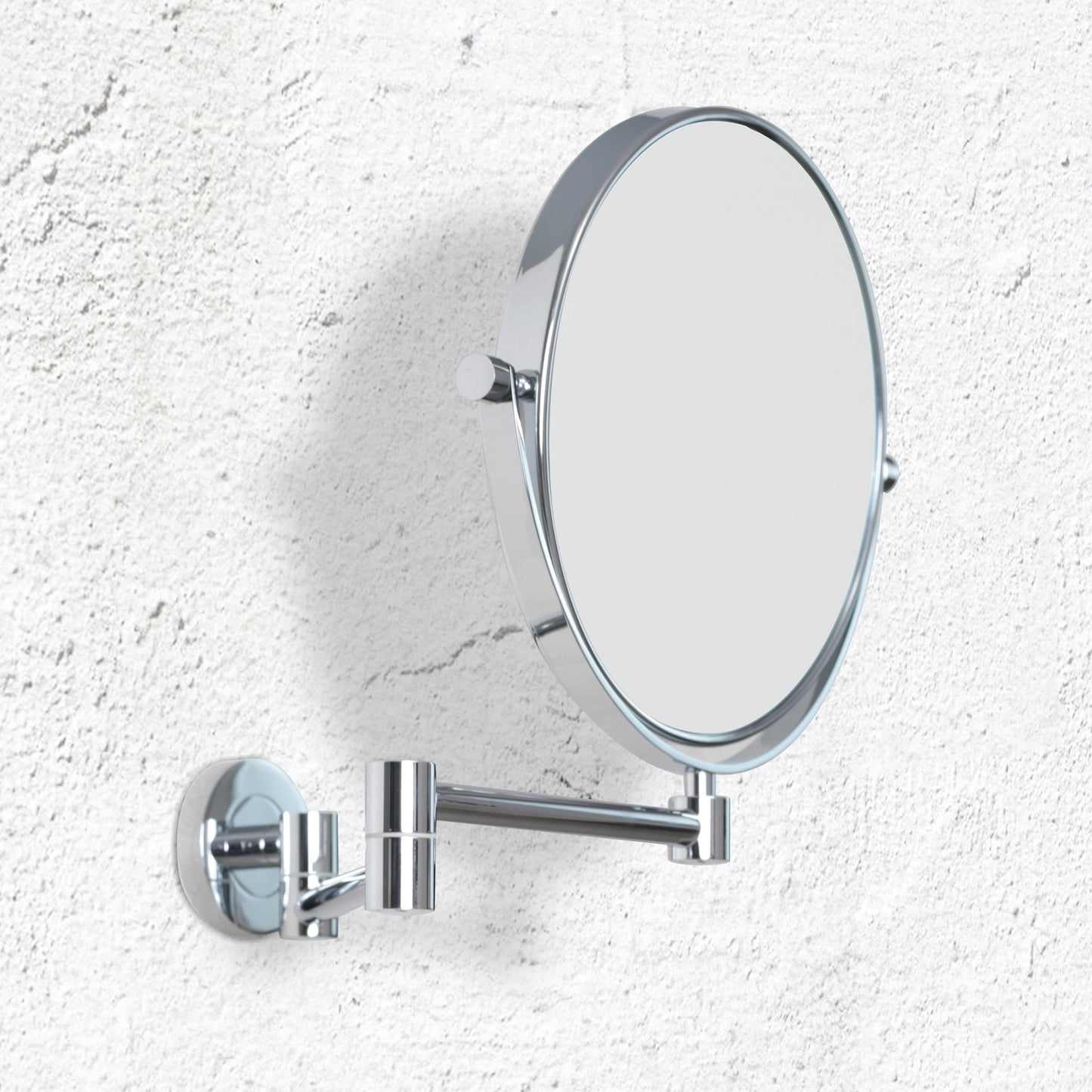 Origins Living Hutton Reversible 5 X Magnifying Wall Mirror Chrome