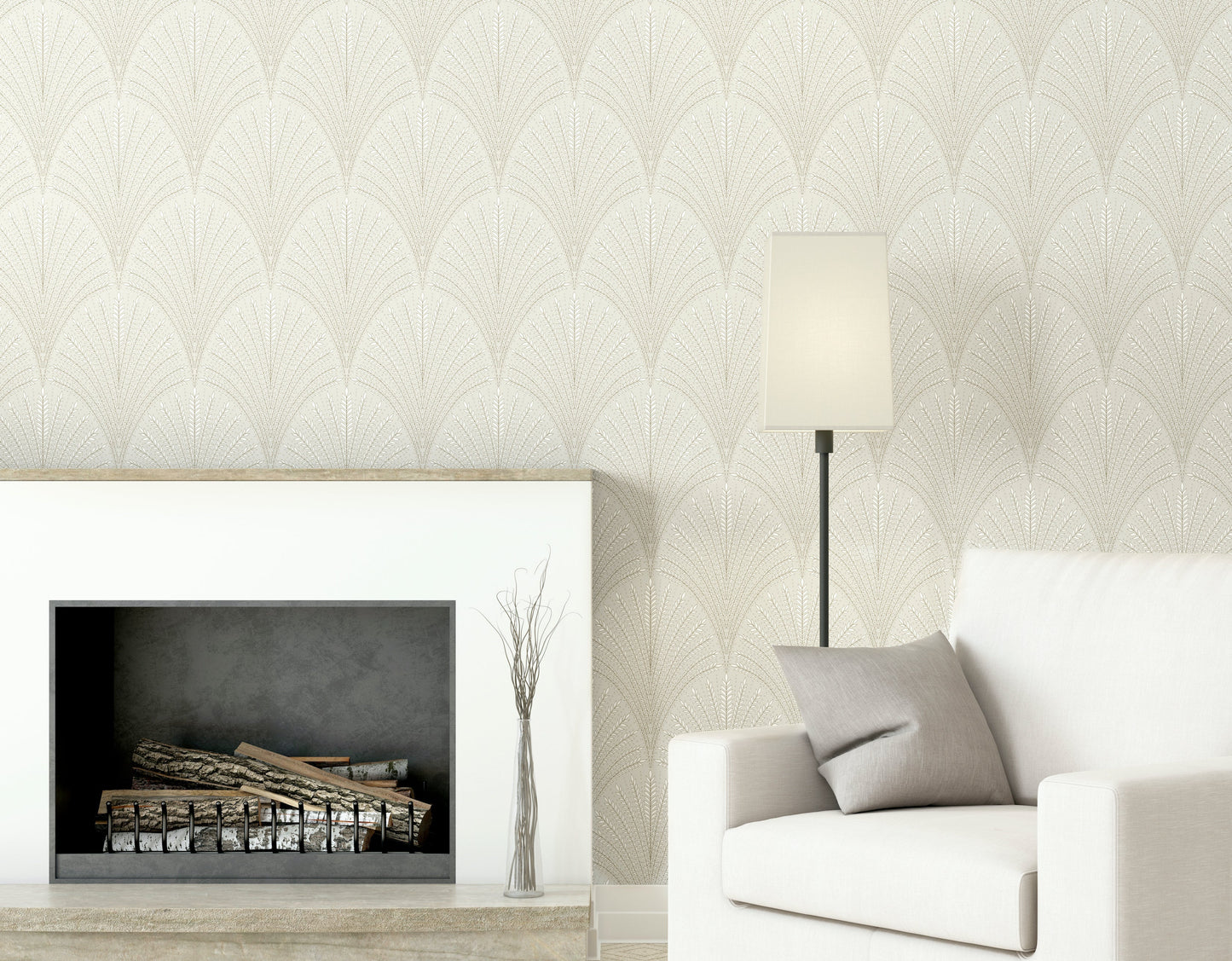 Hoopla Walls Leaf Fan Natural