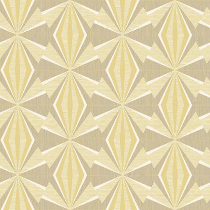 Hoopla Walls Sunray Diamond Grey Yellow