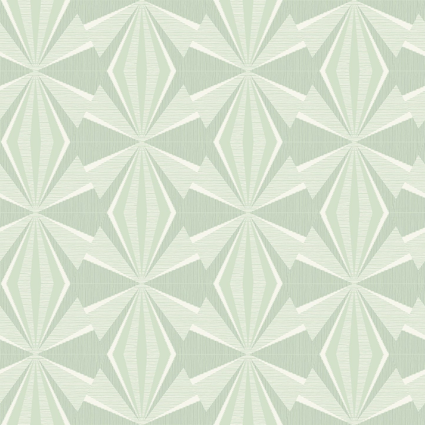 Hoopla Walls Sunray Diamond Mint Green