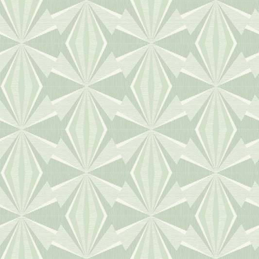 Hoopla Walls Sunray Diamond Mint Green