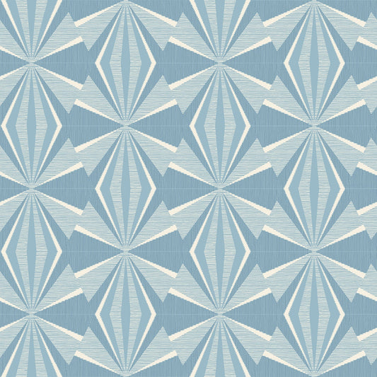 Hoopla Walls Sunray Diamond Blue