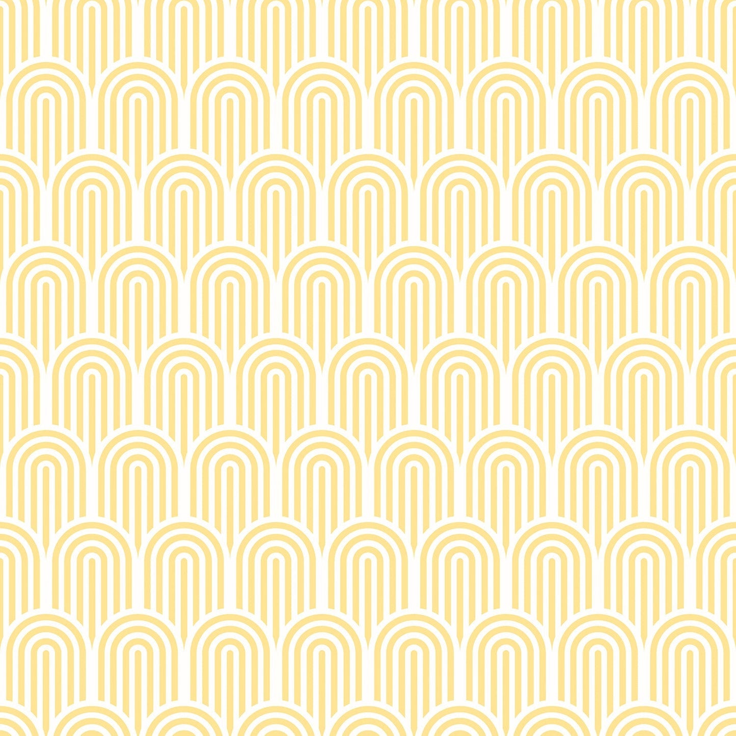 Hoopla Walls Retro Arch Yellow