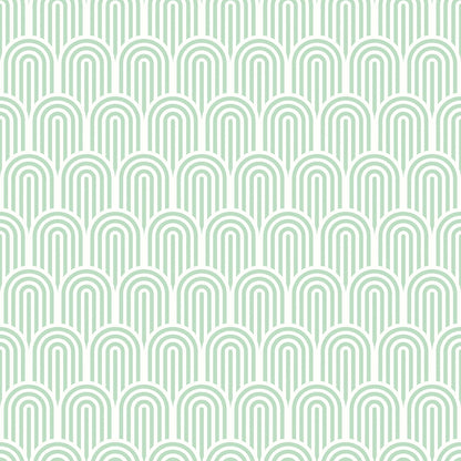 Hoopla Walls Retro Arch Mint Green