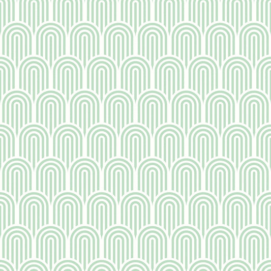 Hoopla Walls Retro Arch Mint Green