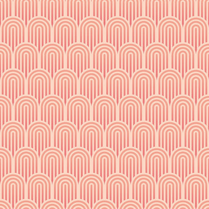 Hoopla Walls Retro Arch Blush Pink