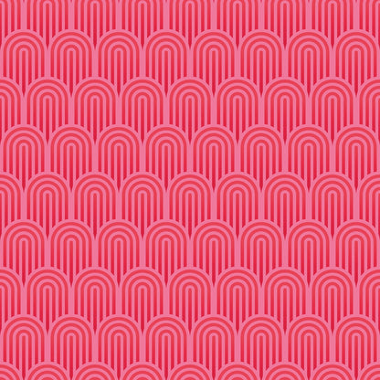 Hoopla Walls Retro Arch Bright Pink