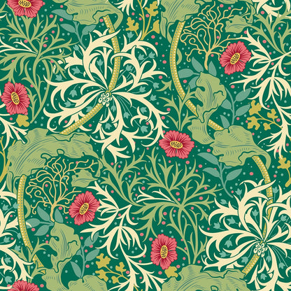 Hoopla Walls Seaweed Garden Emerald
