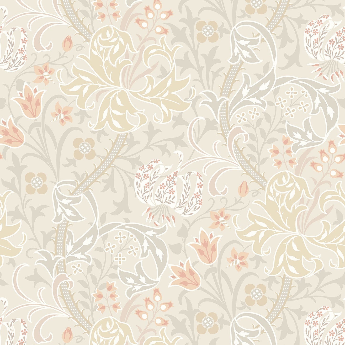 Hoopla Walls Lily Ogee Natural Stone