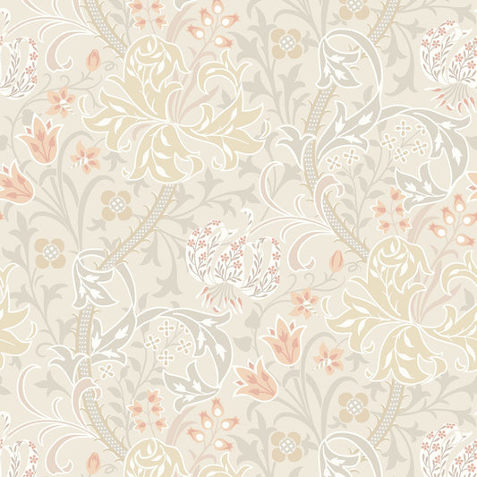 Hoopla Walls Lily Ogee Natural Stone