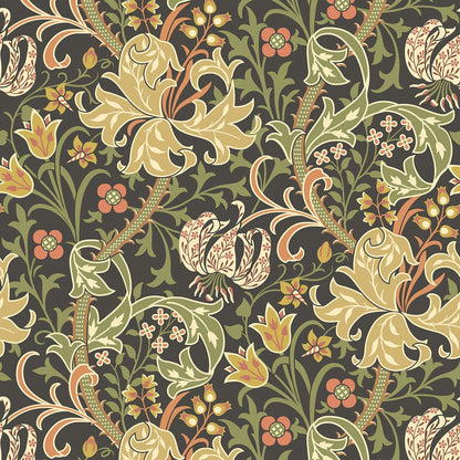 Hoopla Walls Lily Ogee Black