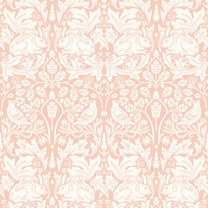 Hoopla Walls Forest Rabbit Soft Pink