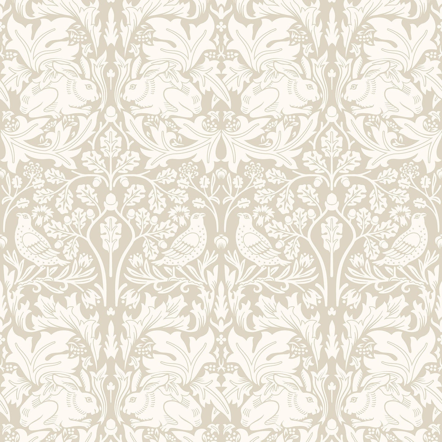 Hoopla Walls Forest Rabbit Natural