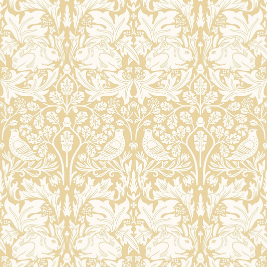 Hoopla Walls Forest Rabbit Mustard - Hot Tub Shop