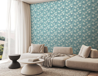 Hoopla Walls Chunky Flower Denim